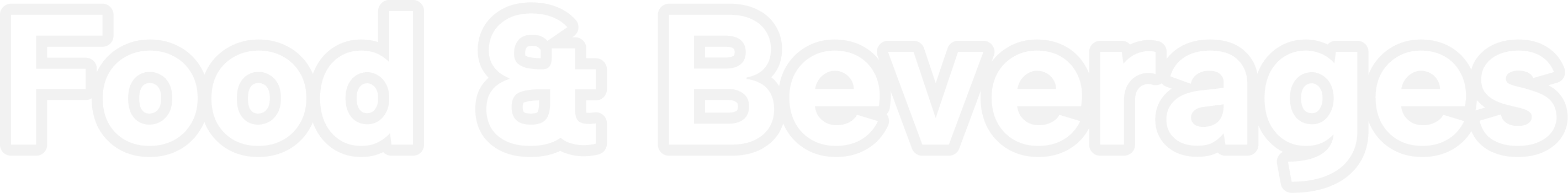 Food & Beverages background text